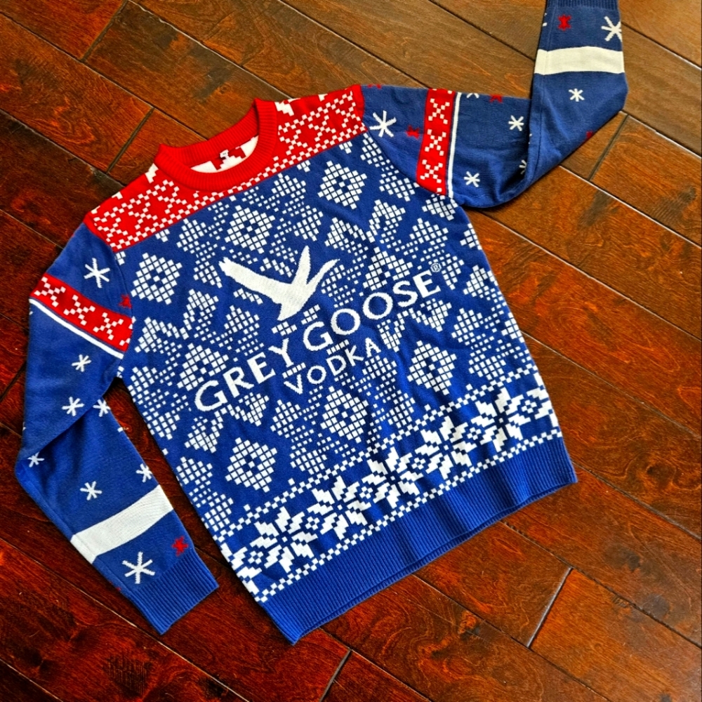 New Grey Goose Christmas Sweater